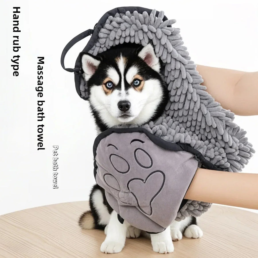 QuickDry Wrap Pet Bath Towel