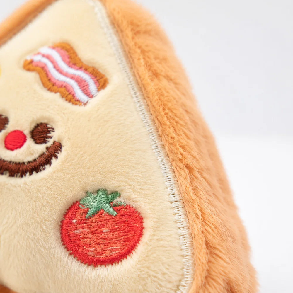 SnackTime Squeaky Plush Dog Toy